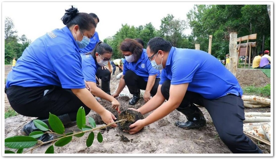 ﻿สำนักงานบังคับคดีจังหวัดนครพนม ร่วมกิจกรรมวันต้นไม้ประจำปีของชาติ พ.ศ. 2564